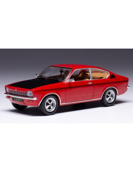 IXO MODEL CLC490 OPEL KADETT C COUPE SR 1976 RED/BLACK 1:43 Modellino