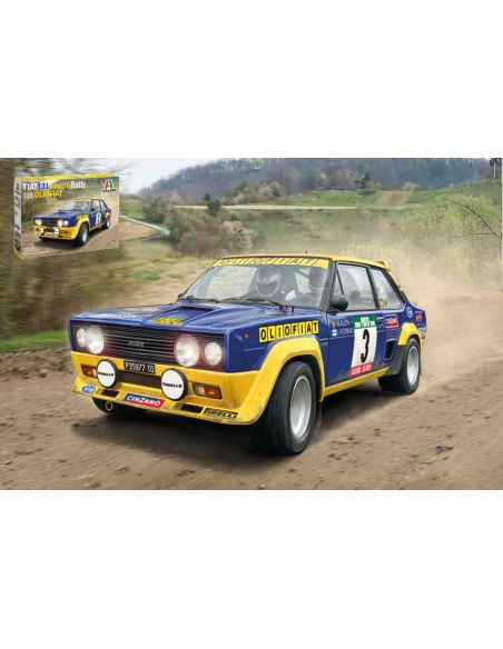 ITALERI IT3667 FIAT 131 ABARTH RALLY OLIO FIAT KIT 1:24 Modellino