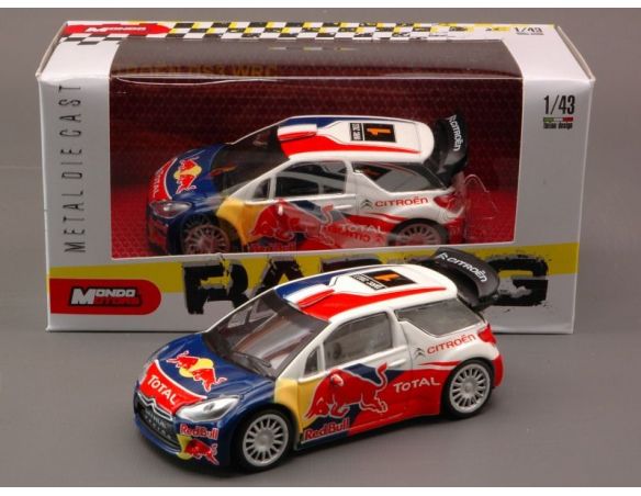 Mondo Motors MM53147 CITROEN DS3 WRC NR.1 RED BULL 2011 1:43 Auto Rally