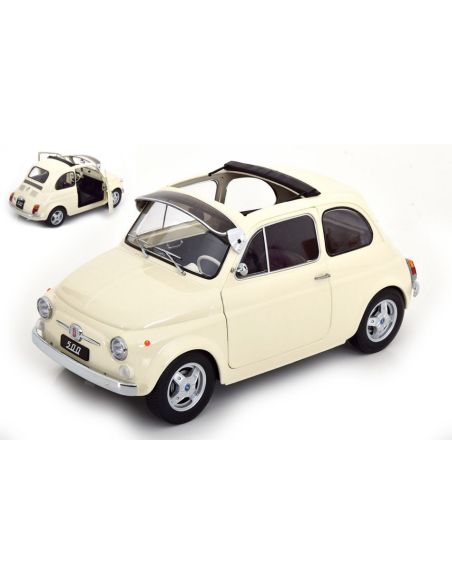 KK SCALE KKDC120062 FIAT 500 F CUSTOM 1968 CREAM 1:12 Modellino