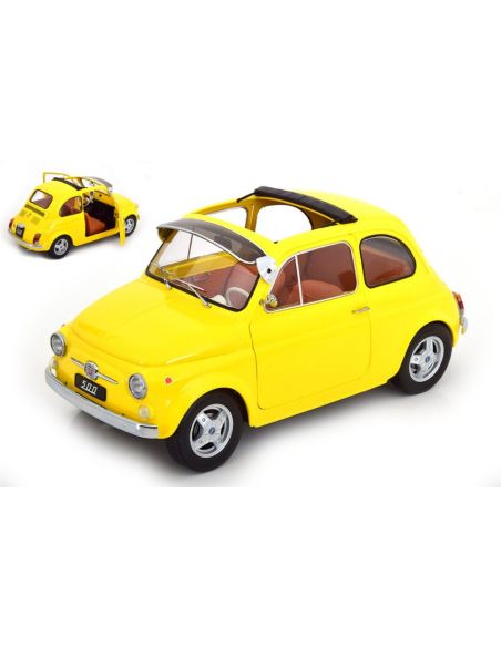 KK SCALE KKDC120064 FIAT 500 F CUSTOM 1968 YELLOW 1:12 Modellino