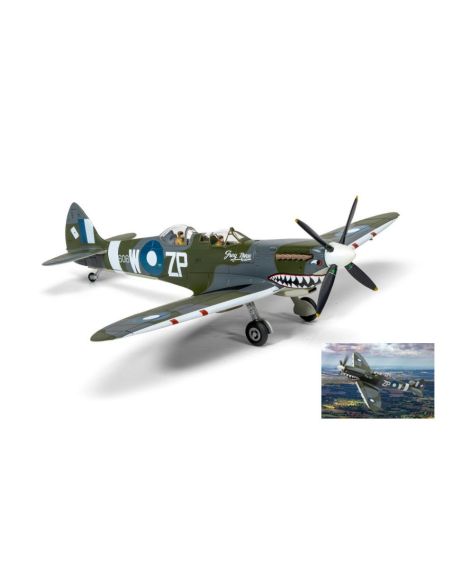 CORGI AA29201 SUPERMARINE SPITFIRE T9 TE308 G-AWGB GREY NURSE 1:72 Modellino