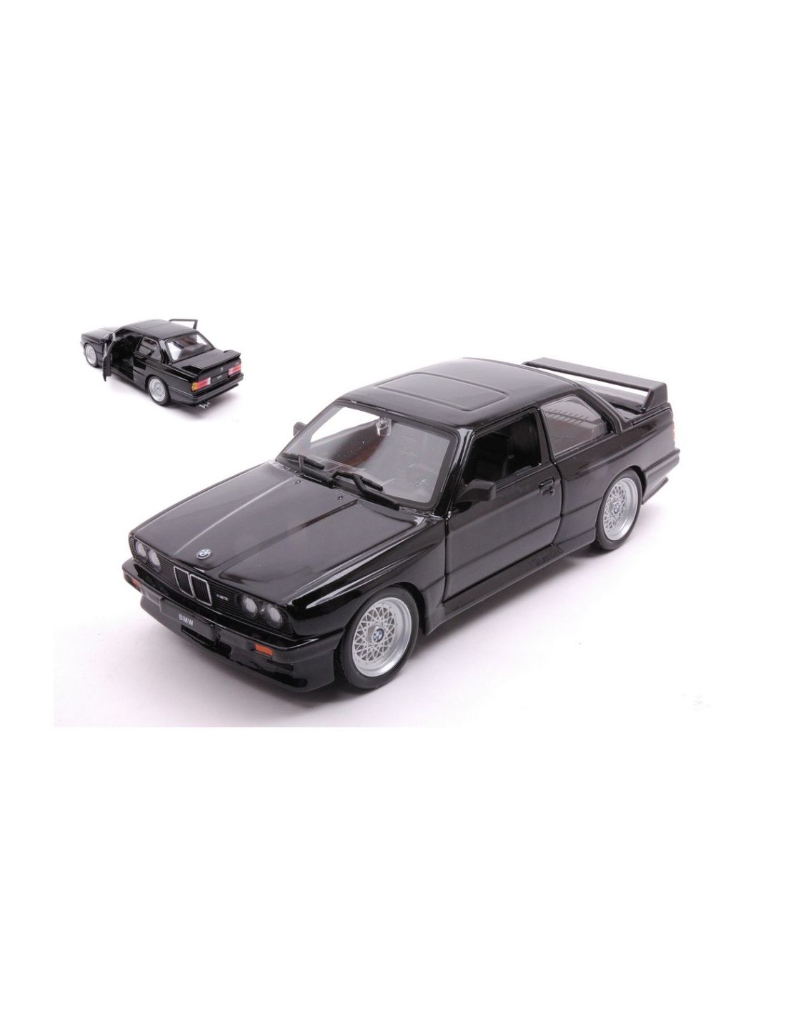 1988 BMW 3 Series M3 E30 White 1/24 Diecast Model Car by Bburago