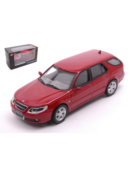 CARARAMA CA4-46680 SAAB 9.5 1998 COMBI METALLIC RED 1:43 Modellino