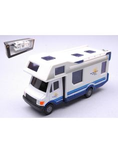 CARARAMA CA4-93510 CAMPER MERCEDES HOME MOBILE WHITE 1:43...
