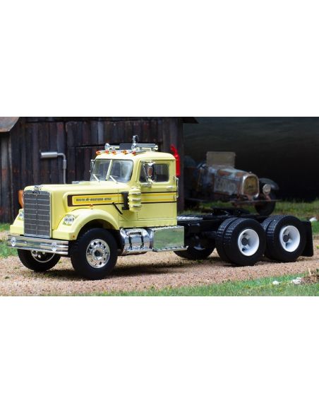 IXO MODEL TR161 WHITE WESTERN STAR 4864 1970 YELLOW 1:43 Modellino
