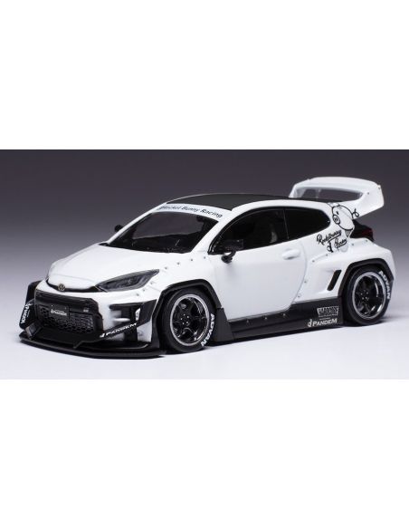 IXO MODEL MOC327 TOYOTA YARIS/PANDEM WHITE 1:43 Modellino