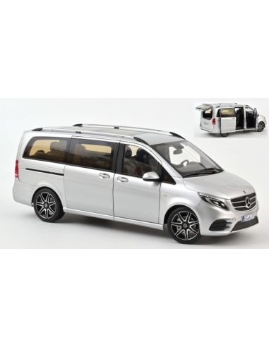 NOREV NV183871 MERCEDES V-CLASS AMG-LINE 2018 SILVER 1:18 Modellino