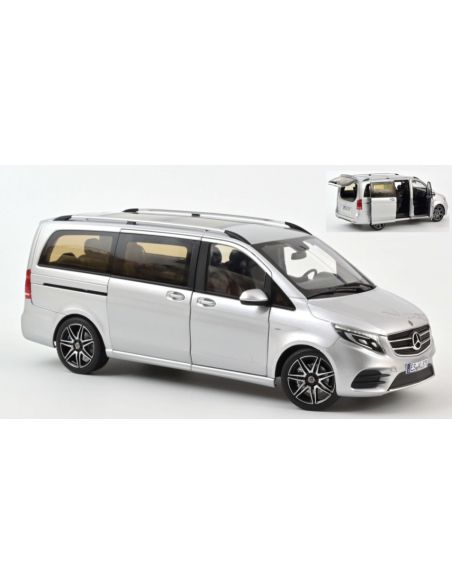 NOREV NV183871 MERCEDES V-CLASS AMG-LINE 2018 SILVER 1:18 Modellino