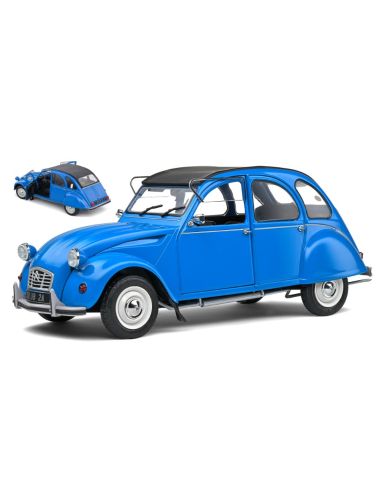 SOLIDO SL1805026 CITROEN 2CV 6 1982 BLEU PETROLE 1:18 Modellino