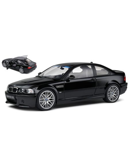 SOLIDO SL1806506 BMW E46 CSL 2003 BLACK 1:18 Modellino