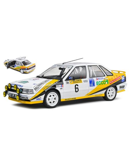 SOLIDO SL1807704 RENAULT R21 TURBO MKII GR.A N.6 RALLY CHARLEMAGNE 1991 RATS/MENARD 1:18 Modellino