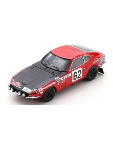 SPARK MODEL S6283 DATSUN 240 Z N.62 RALLY MONTE CARLO 1971 AALTONEN-EASTER 1:43 Modellino