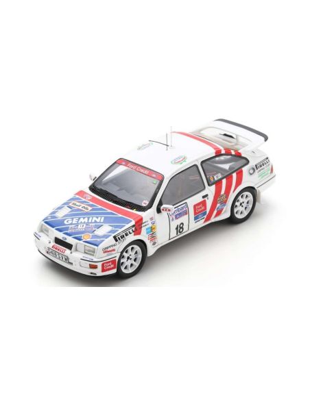 SPARK MODEL S8702 FORD SIERRA RS N.18 3rd LOMBARD RAC RALLY 1987 J.MCRAE-I.GRINDROD 1:43 Modellino