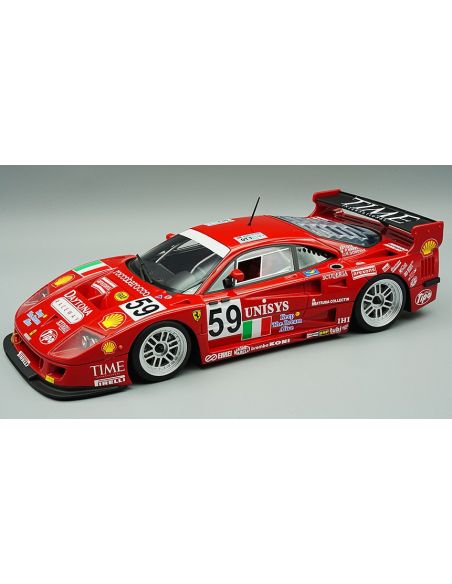 TECNOMODEL TMD18286A FERRARI F40 GTE N.59 24h LM 1996 P.NAPPI/R.DONOVAN/T.OOTA 1:18 Modellino