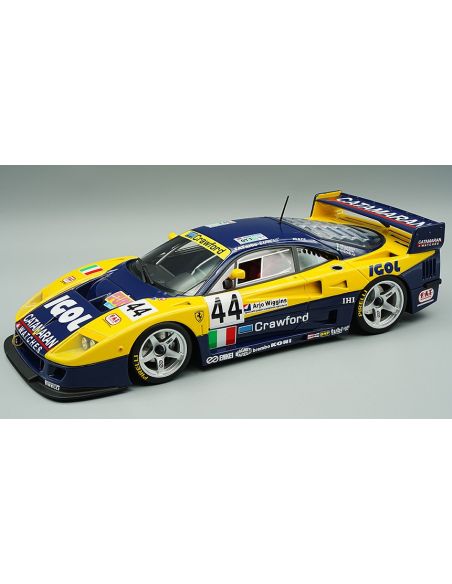 TECNOMODEL TMD18286B FERRARI F40 GTE N.44 24h LM 1996 L.DELLA NOCE/A.OLOFSSON/C.ROSENBLAD1:18 Modellino