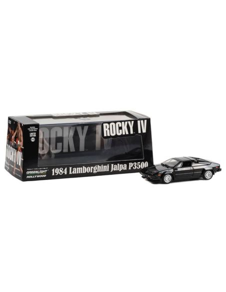 GREENLIGHT GREEN86638 LAMBORGHINI JALPA P3500 1984 ROCKY IV 1985 BLACK 1:43 Modellino