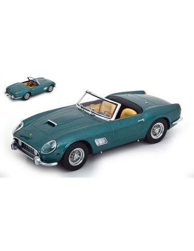 KK SCALE KKDC181045 FERRARI 250 GT CALIFORNIA SPYDER 1960 METALLIC GREEN 1:18 Modellino