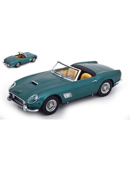KK SCALE KKDC181045 FERRARI 250 GT CALIFORNIA SPYDER 1960 METALLIC GREEN 1:18 Modellino