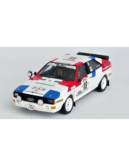 TROFEU TFRRCI06 AUDI QUATTRO BANDAMA RALLY 1981 CHOTEAU/BUREL 1:43 Modellino