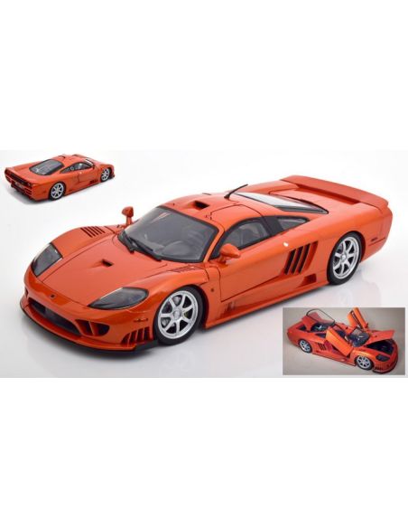 MOTORMAX MTM73005OR SALLEN S7 TWIN TURBO ORANGE 1:12 Modellino