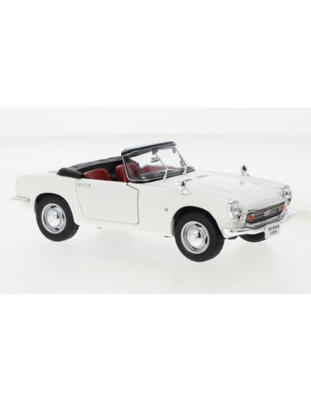 WHITEBOX WB124184 HONDA S800 1966 WHITE RHD 1:24 Modellino