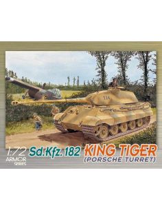 DRAGON D7231 SD.KFZ.182 KINGTIGER PORSCHE TURRET KIT 1:72...