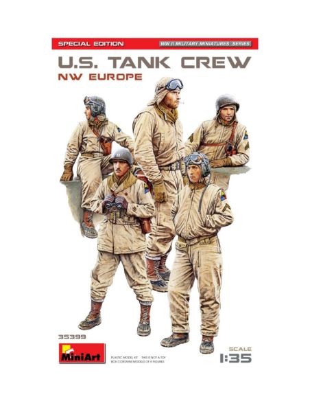 MINIART MIN35399 U.S.TANK CREW (NW EUROPE) KIT 1:35 Modellino