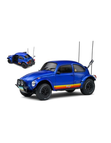 SOLIDO SL1809601 BEETLE BAJA 1975 METALLIC BLUE 1:18 Modellino