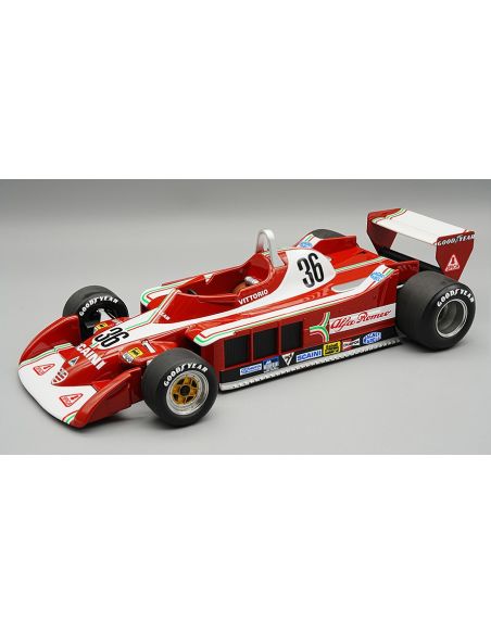 TECNOMODEL TMD18281A ALFA ROMEO 177 GP ITALY 1979 V.BRAMBILLA 1:18 Modellino