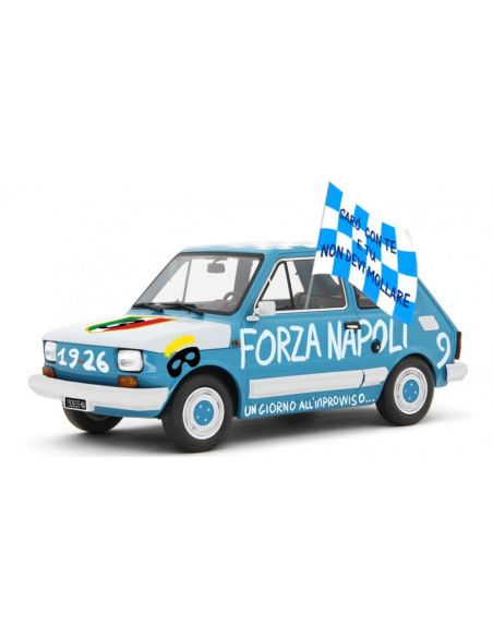 LAUDO RACING LM147FN FIAT 126 FORZA NAPOLI-III SCUDETTO 2022/23 1976 1:18 Modellino