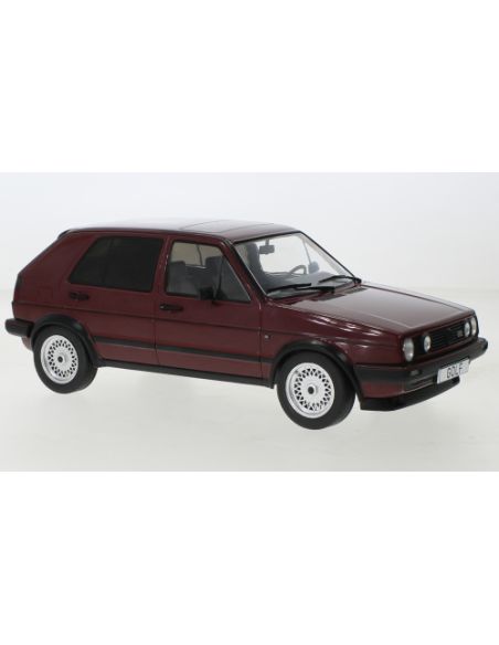 MODELCARGROUP MCG18391 VW GOLF II GTI 1984 MET.DARK RED 1:18 Modellino