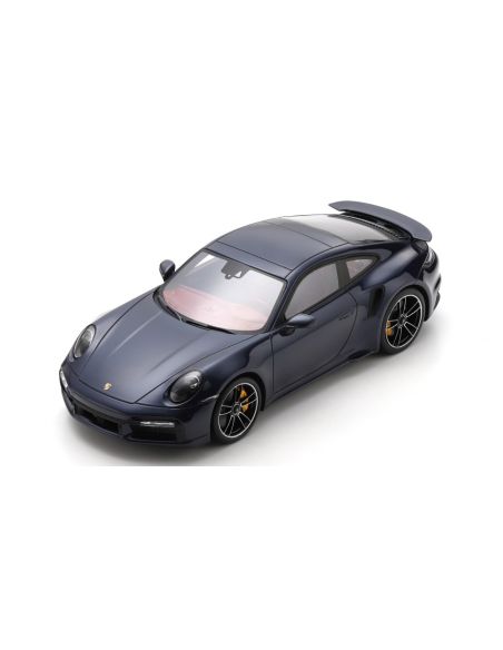SCHUCO SH450052500 PORSCHE 911 TURBO S (TYPE 992) 2021 MET.NIGHT BLUE 1:18 Modellino