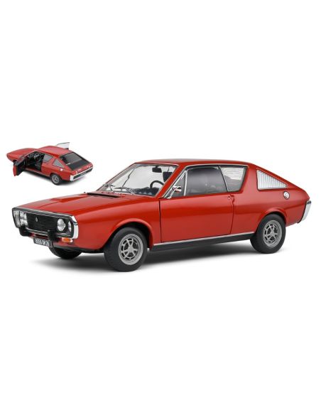 SOLIDO SL1803708 RENAULT R17 MK1 1976 RED 1:18 Modellino