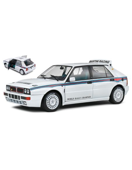 SOLIDO SL1807804 LANCIA DELTA HF INTEGRALE EVO 1 MARTINI 6 1992 WHITE 1:18 Modellino
