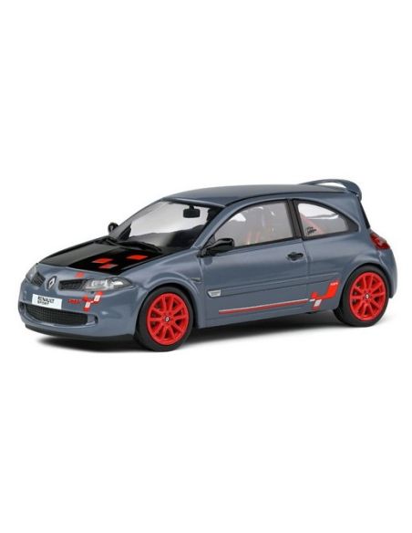 SOLIDO SL4310203 RENAULT MEGANE R26-R 2009 GREY/RED 1:43 Modellino