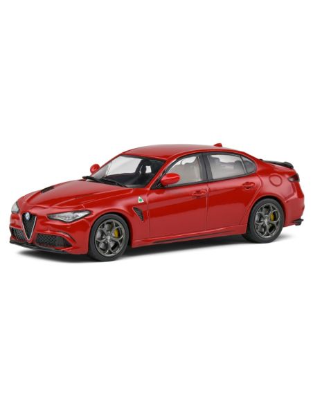 SOLIDO SL4313103 ALFA ROMEO GIULIA QUADRIFOGLIO 2019 RED 1:43 Modellino