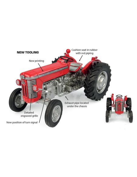 UNIVERSAL HOBBIES UH6395 MASSEY FERGUSON 65 MK II 1:32 Modellino