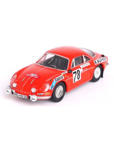 TROFEU TFRRFR63 ALPINE A110 RALLY MONTE CARLO 1975 VON DER LEYEN/DIEKMANN 1:43 Modellino