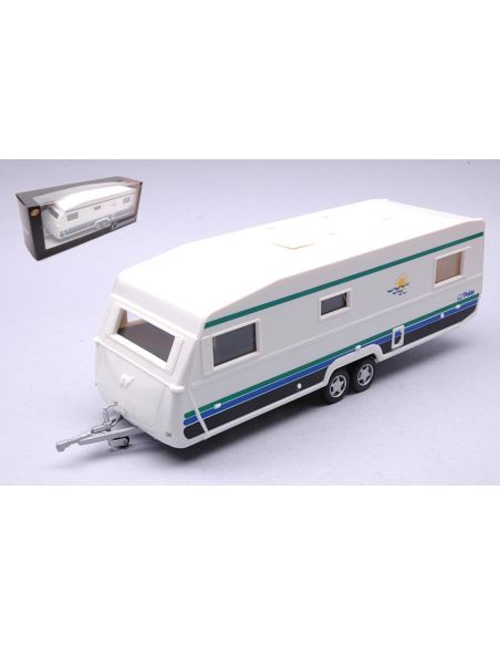 CARARAMA CA4-92710 ROULOTTE BIG POLAR 2005 WHITE 1:43 Modellino