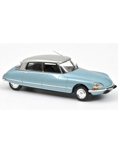 NOREV NV158076 CITROEN DS 23 PALLAS 1973 BLUE METALLIC AND SILVER 1:43 Modellino