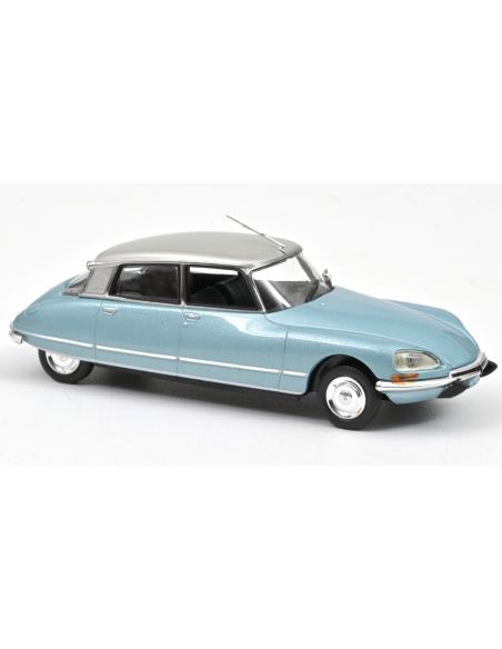 NOREV NV158076 CITROEN DS 23 PALLAS 1973 BLUE METALLIC AND SILVER 1:43 Modellino