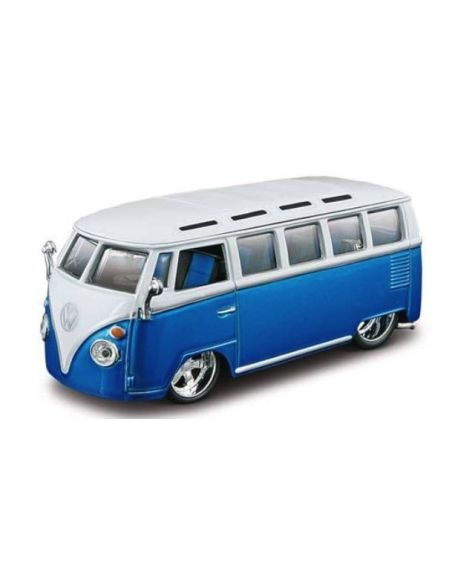 BBURAGO BU42004W VW T1 SAMBA VAN WHITE 1:32 Modellino