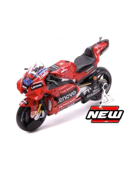 MAISTO MI36391M DUCATI DESMOSEDICI LENOVO 2022 N.43 JACK MILLER 1:18 Modellino