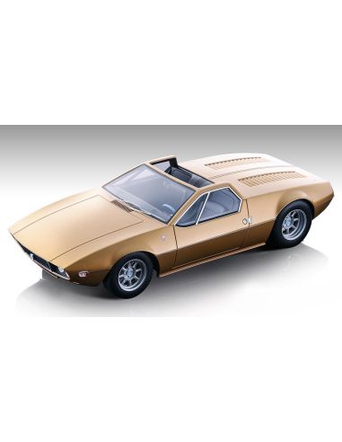 TECNOMODEL TMD18269C DE TOMASO MANGUSTA SPYDER 1966 MET.GOLD 1:18 Modellino
