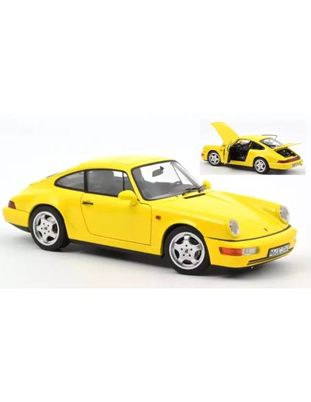 NOREV NV187328 PORSCHE 911 CARRERA 2 1992 YELLOW LIMITED EDITION 1:18 Modellino