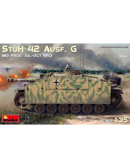 MINIART MIN35385 STUH 42 AUSF.G MID PROD.(JUL-OCT 1943) KIT 1:35 Modellino