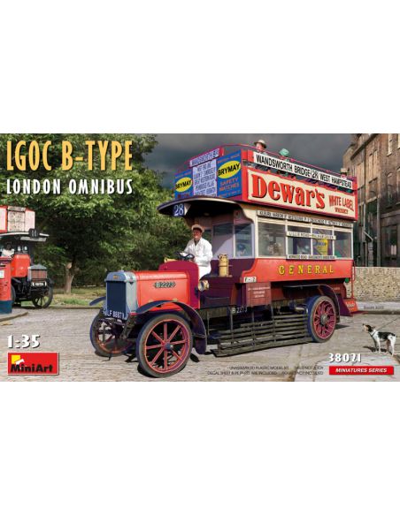 MINIART MIN38021 LGOC B-TYPE LONDON OMNIBUS KIT 1:35 Modellino