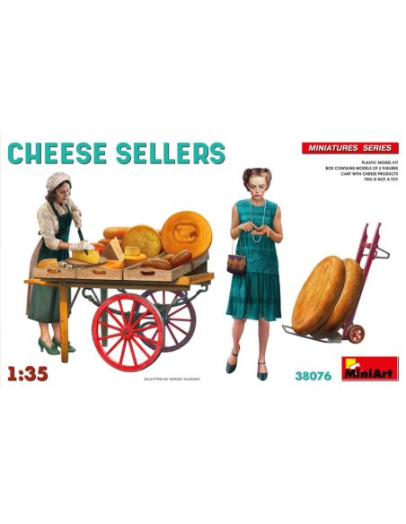 MINIART MIN38076 CHEESE SELLERS KIT 1:35 Modellino