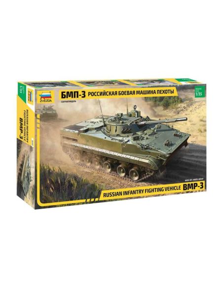 ZVEZDA Z3649 BMP-3 RUSSIAN INFANTRY FIGHTING VEHICLE KIT 1:35 Modellino